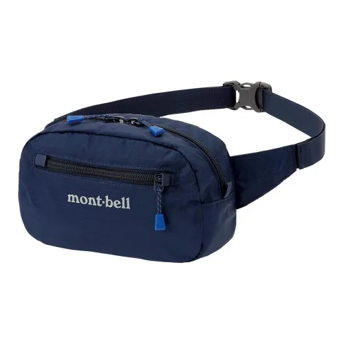 MONTBELL Nylon Бананка Маленькая Унисекс Морской Синий