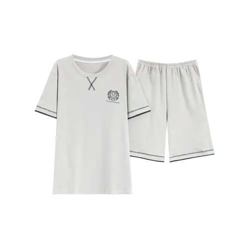 The Story Of The Flower Season Пижамный комплект Мужской Светло-Серый