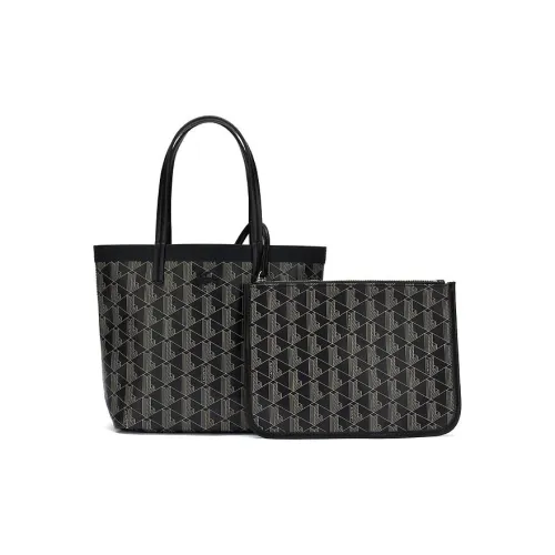 LACOSTE PVC Тоут Сумка Сумка для покупок Сумка Маленькая Женская Черная Бежевая Желтая