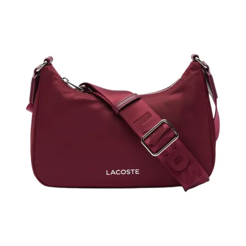 LACOSTE Полиамид Хобо Сумка Сумка через плечо Красная