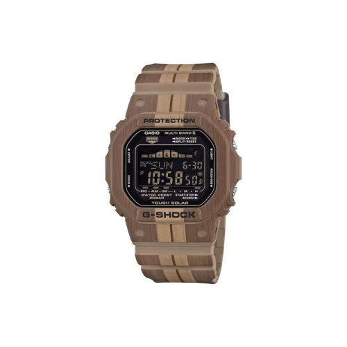 CASIO Солнечный Кварцевый Механизм Смольный Ремешок Часы 43 мм Унисекс Черный Циферблат