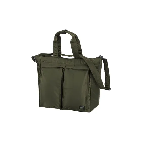 Mizuno PORTER Collaboration Нейлон Тоут Сумка Сумка для покупок Сумка через плечо Сумка Унисекс Хаки