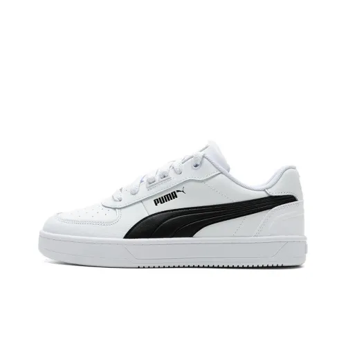 PUMA Caven Легкие и Дышащие Низкие Кроссовки для Скейтбординга Унисекс Черный Белый