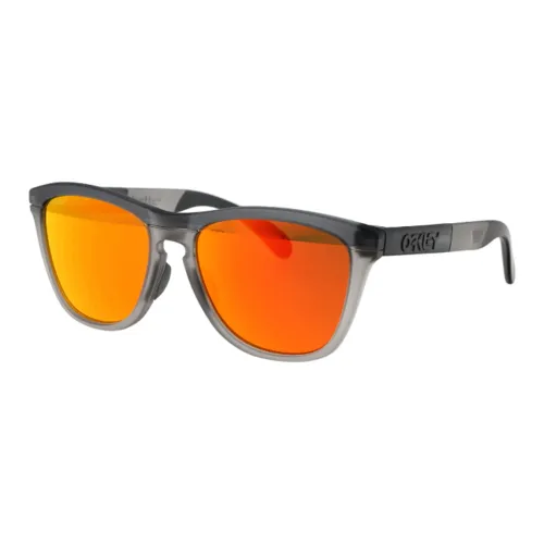 Oakley Ацетат Нерегулярная форма Солнцезащитные очки Мужской Серый