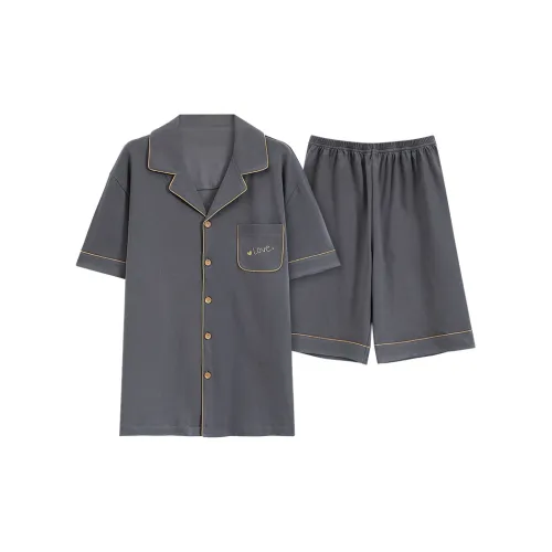 The Story Of The Flower Season Пижамный комплект Мужской Темно-серый