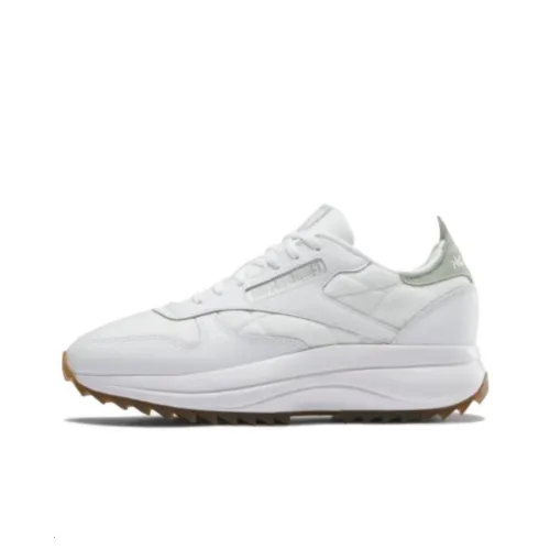 Reebok совместный Classic Leather Low Топ Беговые кроссовки Унисекс Белый