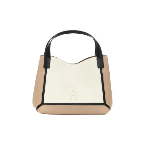 Furla Primula Сумка через плечо из натуральной кожи маленькая сумка для женщин хлопковая конфета и черный