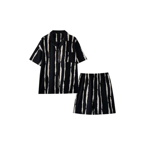 Xiang Ning Pai Пижамный комплект Женские Премиум черный