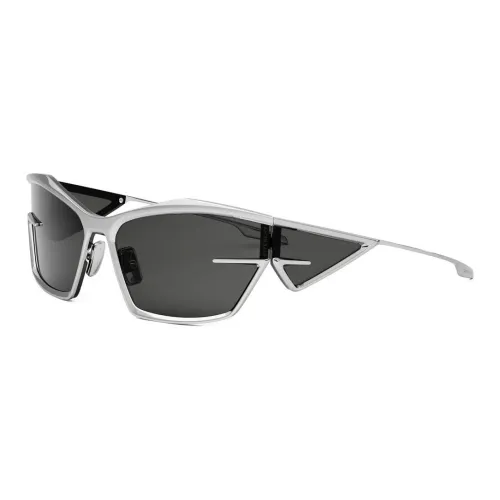 GIVENCHY Металл Нерегулярная форма Солнцезащитные очки Мужской Серебряный