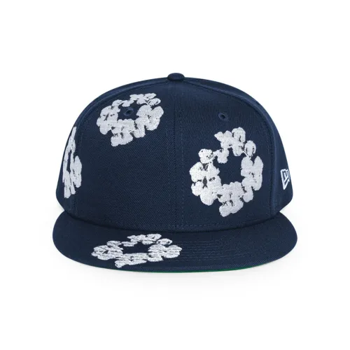 New Era Хлопковые кепки унисекс морского синего цвета