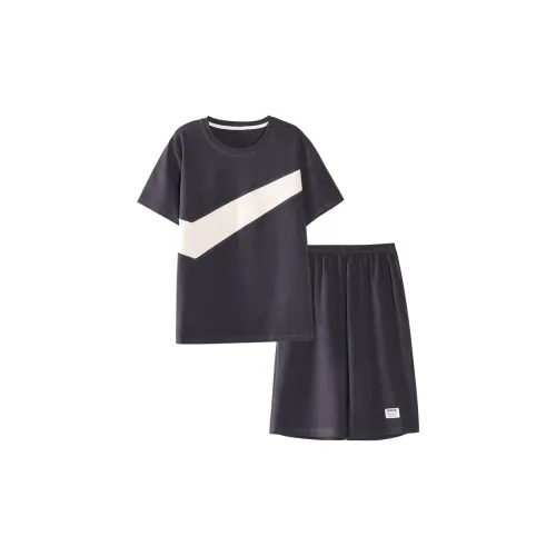 Song Qianya Пижамный комплект мужской черный