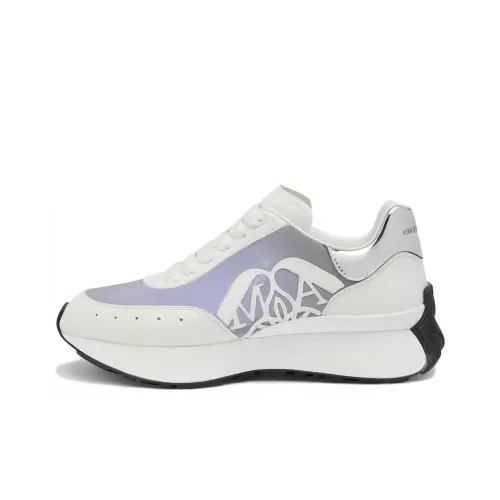 Alexander McQueen Sprint Runner Повседневный Низкий Топ Белый Женский