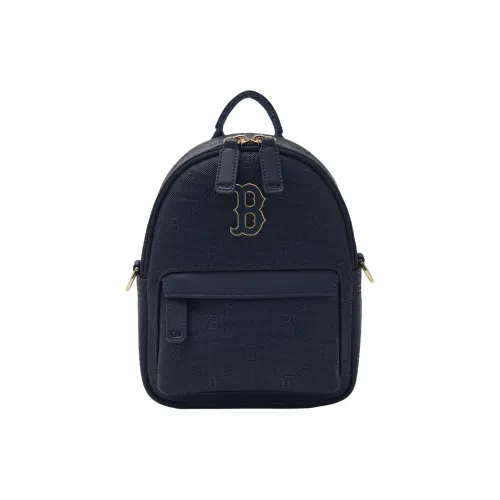 Mlb Base Logo Искусственная кожа Рюкзак Мини Мужской Морской синий
