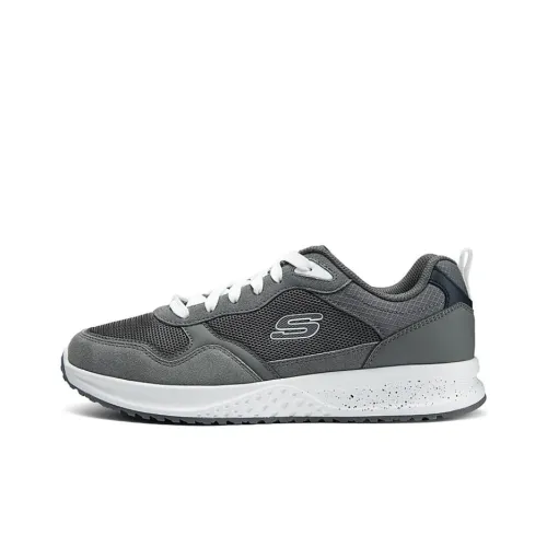 Skechers Беговые кроссовки Низкий верх Угольный серый Мужской
