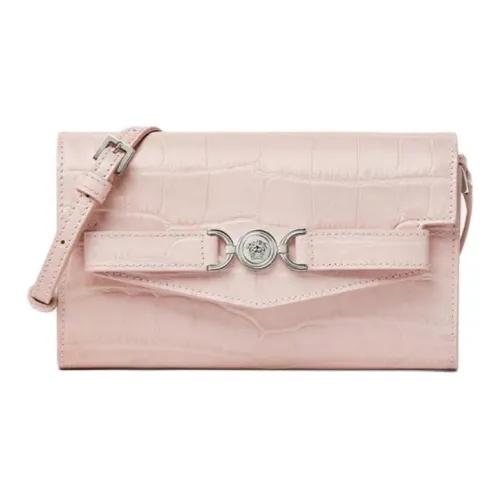 VERSACE Medusa '95 Телячья кожа Сумка через плечо Женская Светло-розовая