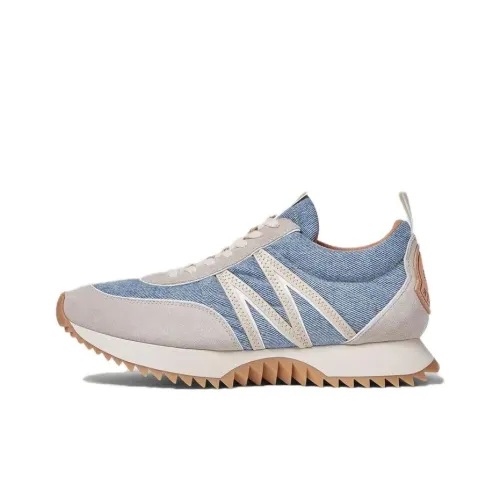 Moncler Низкий Топ Повседневная Обувь Женская Синяя