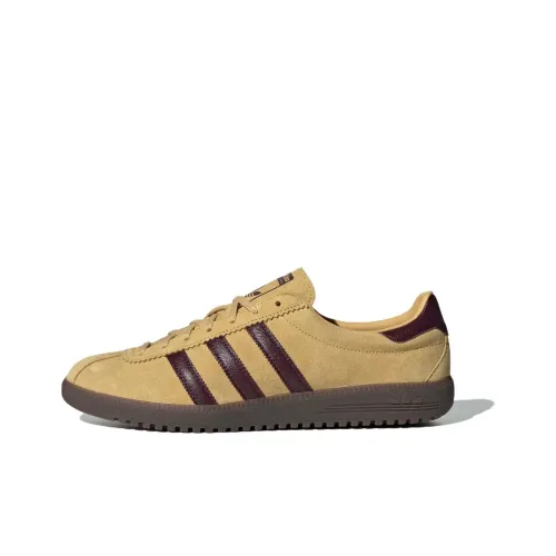 Adidas Originals Bermuda Slip Resistant Abrasion Resistant Низкие Скейтбординг Кроссовки Унисекс Желтые