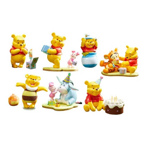 Miniso Винни-Пух Old Friends Вечеринка Тема Слепые Коробки Один Mystery Коробка Полная Коробка 6 шт