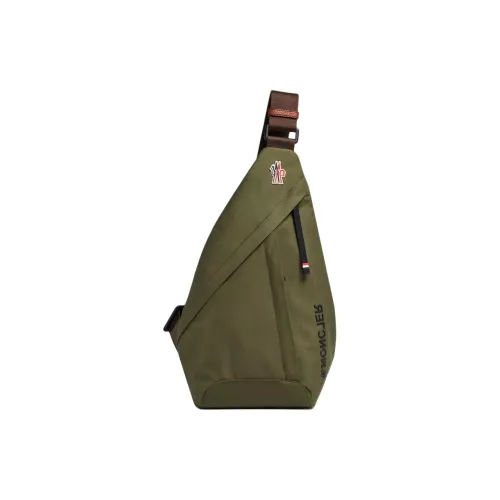 Moncler Нейлоновая Сумка Sling Мужская Зеленая