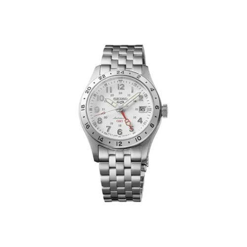 SEIKO Автоматический Механический Механизм Мужские Часы 39 мм Белый