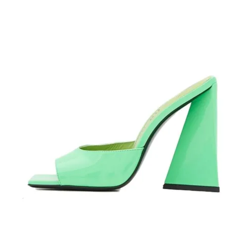 The Attico Слипоны Женские Неоновый Зеленый