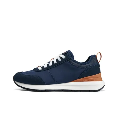 Skechers Беговые кроссовки Низкий верх Темно-синий Мужской