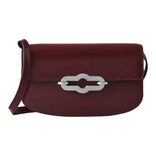 Mulberry Телячья кожа Сумка через плечо Сумка на плечо Женская Черная Вишня