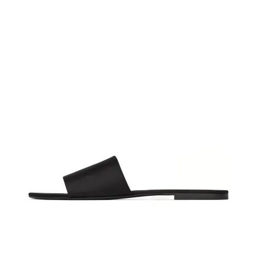 SAINT LAURENT Шлепанцы Мужские Черные