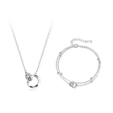 Мобиус Ожерелье + браслет (Пара)