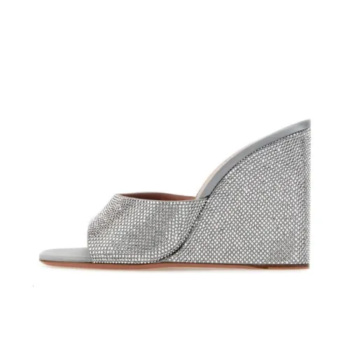 AMINA MUADDI Слипоны Женские Серебряные