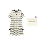 Абрикос 6726 (Полосатый пуловер, ночная сорочка) Подарочный набор в коробке