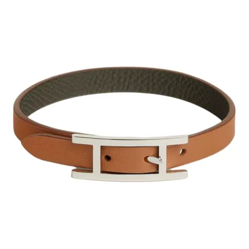 HERMES Наручные повязки Мужской Коричневый Серый