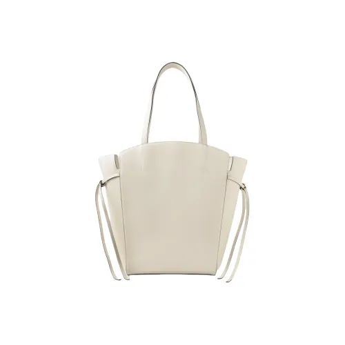 Mulberry Телячья кожа Тоут Сумка Сумка для покупок Сумка на плечо Сумка Женская Яичный белый Цвет