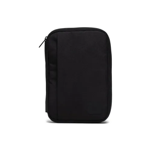 Herschel Переработанная ткань Хлопок Хранение Сумка Унисекс Черный