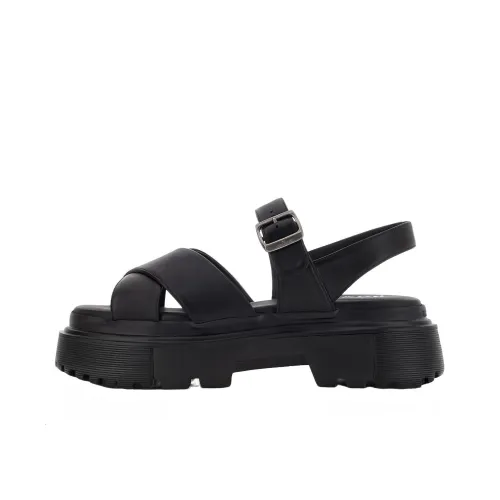 HOGAN H644 Пляжные сандалии Женские Черный