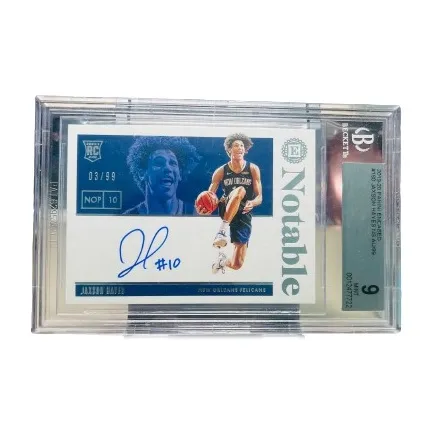 Панини Джексон Хейз Звезда Карта Карта пройдет Спортивные карты