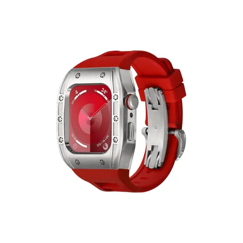 Soul Cool Защитный чехол для Apple Watch из нержавеющей стали совместим с моделями 9 8 7 6 5 4 SE