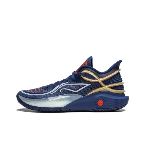 LINING CJ 3 Баскетбольные кроссовки Low Top Темно-синий Мужской