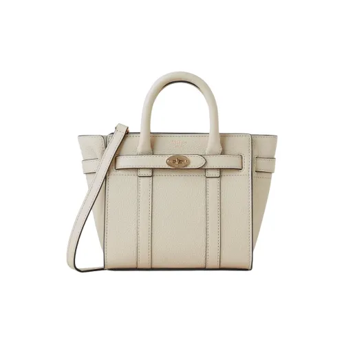 Mulberry Bayswater GRAIN LEATHER Тоут Сумка Сумка для покупок Сумка на плечо Сумка Extra Mini Женская Айвори