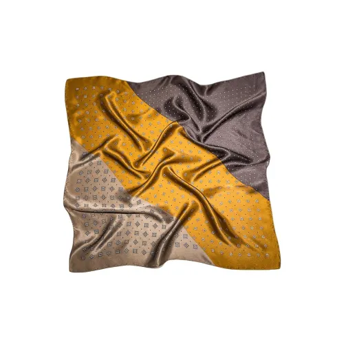 HONAR 100% шелк тутового шелкопряда Квадратный шарф Женский