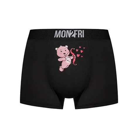Mon 2 Fri Коробка 1 Пачка Черные Мужские Боксеры