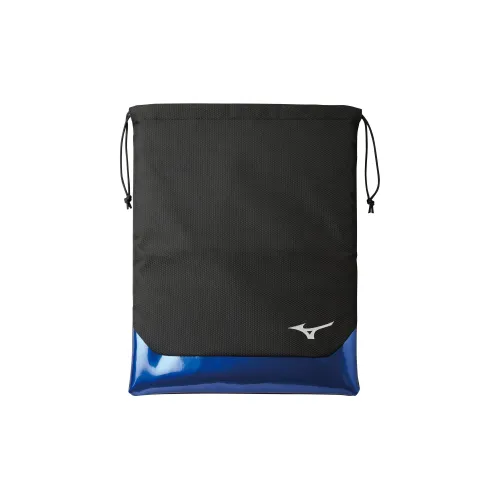 Mizuno Синтетическое волокно Обувь Сумка для хранения Большой размер Унисекс Черный Синий