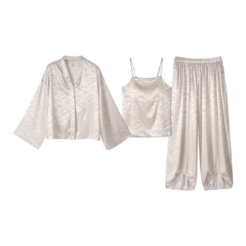 Same Language Moon Pink Women's Pajama Sets