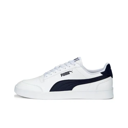 PUMA Shuffle Low Топ Скейтборд Кроссовки Унисекс PUMA Белый Синий Черный