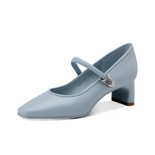 JESSICA SOPHIA Квадратный каблук Mary Jane обувь 4CM Женская