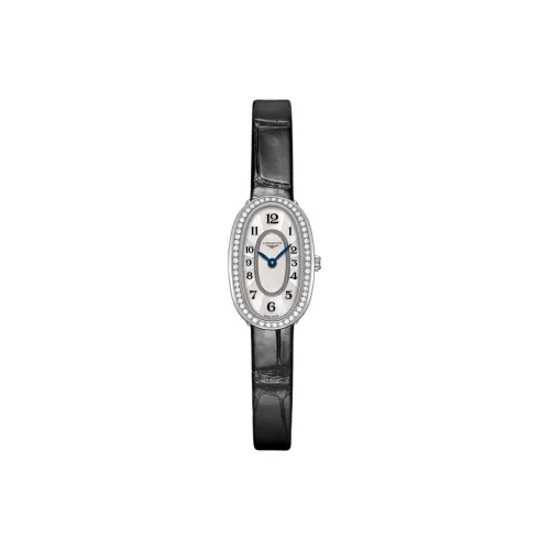 Longines Round Dance Collection Кварцевый механизм Женские часы Часы 16*25 мм Мать жемчуга Циферблат часов