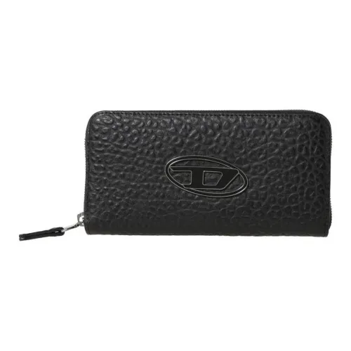 DIESEL Кошелек из коровьей кожи Унисекс Черный