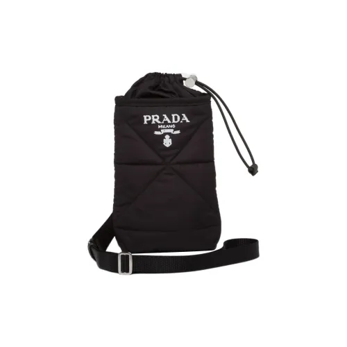 PRADA Ткань Laptop Сумка Сумка через плечо Мужская Черная