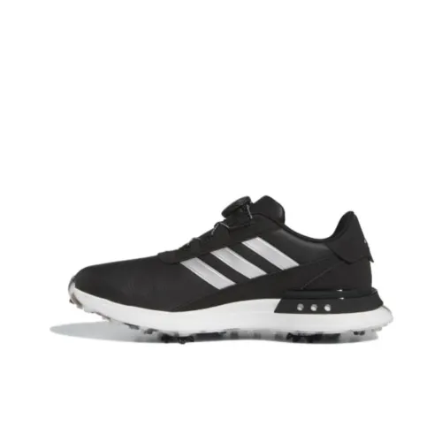 Adidas S2G BOA 24 Амортизаторы Slip-resistant Abrasion-resistant Breathable Low Top Golf Shoes Women's Black