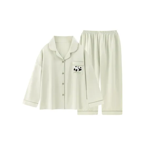 Beast's Secret 100% хлопок Пижамный комплект Женские Зеленый